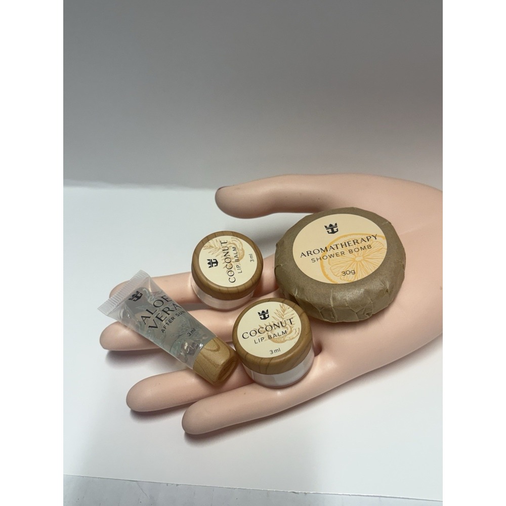 Royal Caribbean Cruises Suite Class Head band lip balm shower balm eye pads - Picture 5 of 16